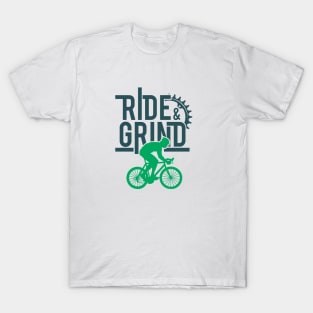 Bike Life Cyclist Pedal Hard Grind T-Shirt